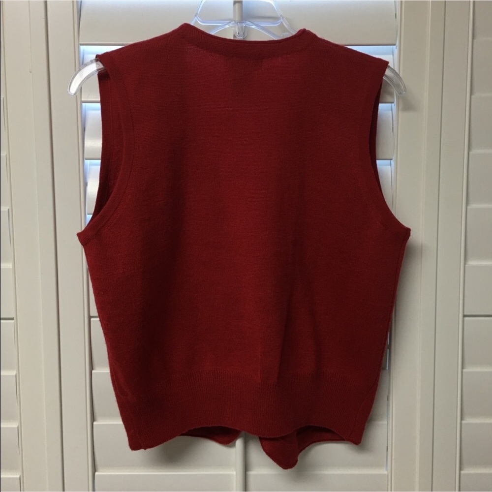 Talbotβs Red Vest || Size M - Picture 2 of 6